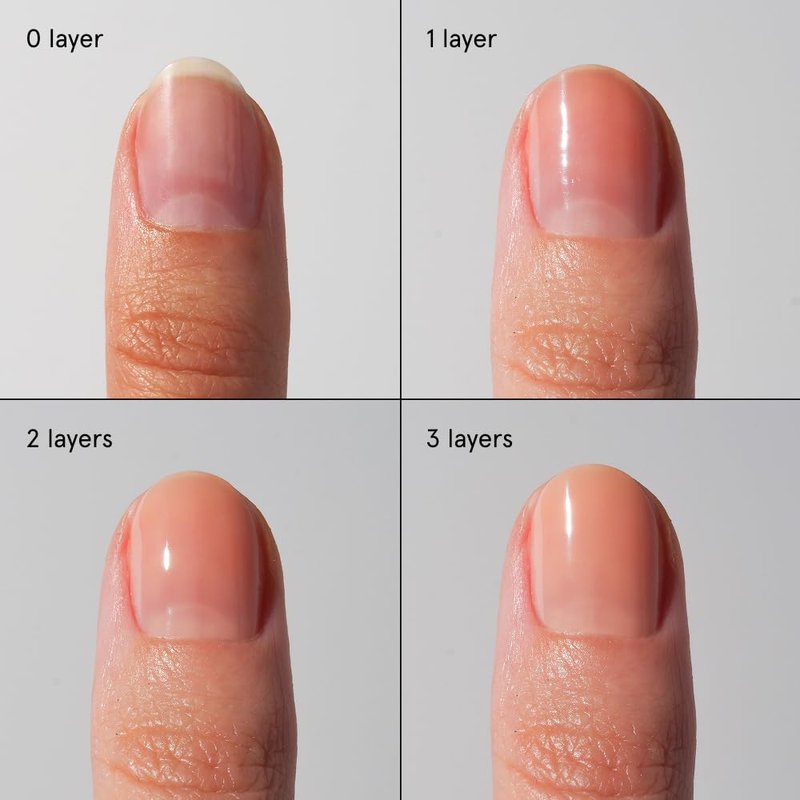 gitti Nail Juice no. 02 | Plant-Based Nail Treatment & Color Polish, Non-Toxic, 82% Natural Origin, Vegan, Cruelty-Free | Strengthens, Nourishes, Non-Greasy Formula, Soft Peach Sheer Tint (0.5 fl oz)