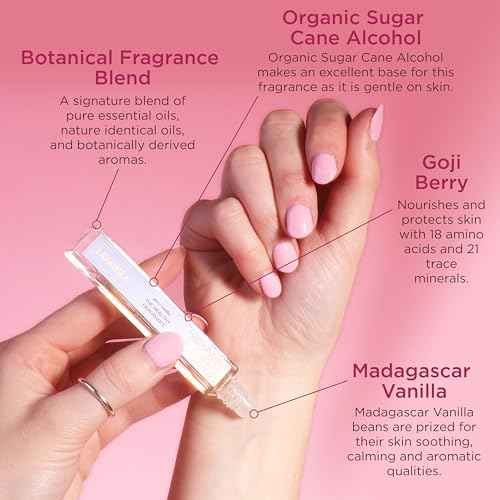 Lavanila Pure Vanilla Perfume Set for Women (1.7 Fl Oz + 10ml Roller-Ball) - Pure Madagascar Vanilla Fragrance, Clean and Natural Eau de Parfum Made In USA