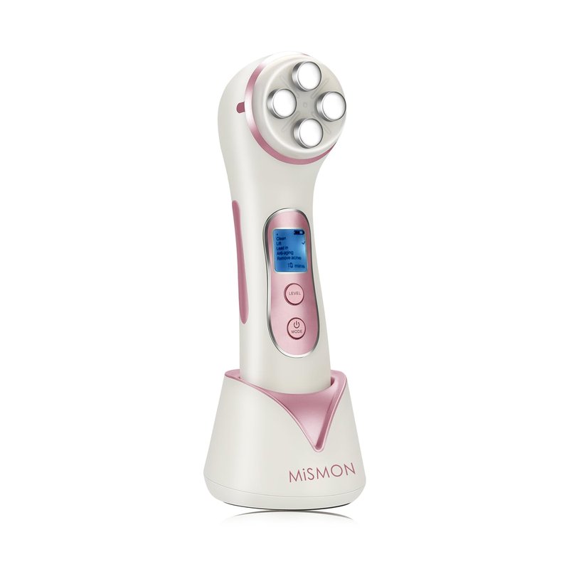 MiSMON High Frequency Facial Machine Light Theraphy Micro-Current Device, 5 in 1 Multifunctional Facial Massager for Face