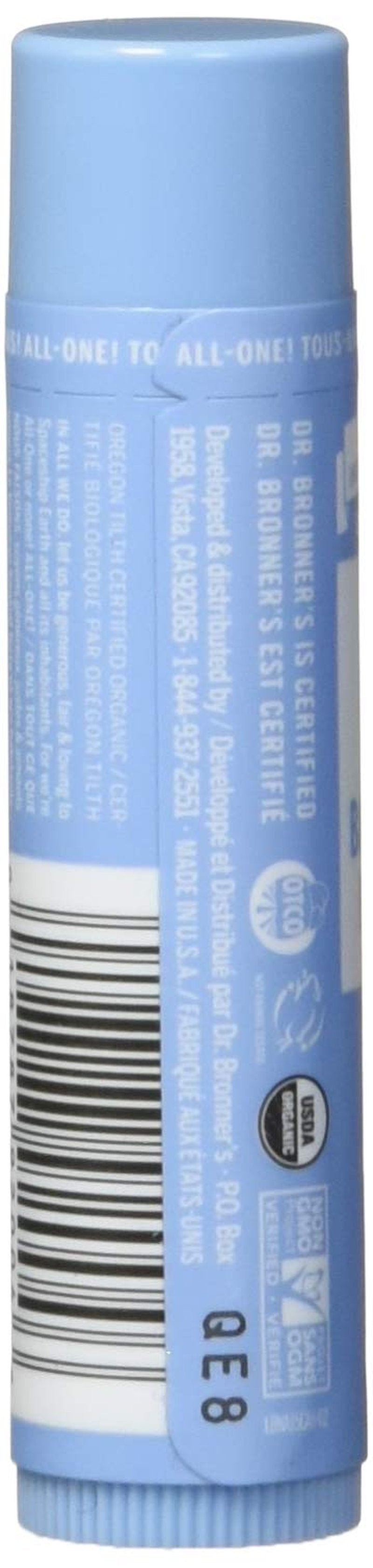 Dr. Bronner's Organic Lip Balm-Naked-0.15 oz