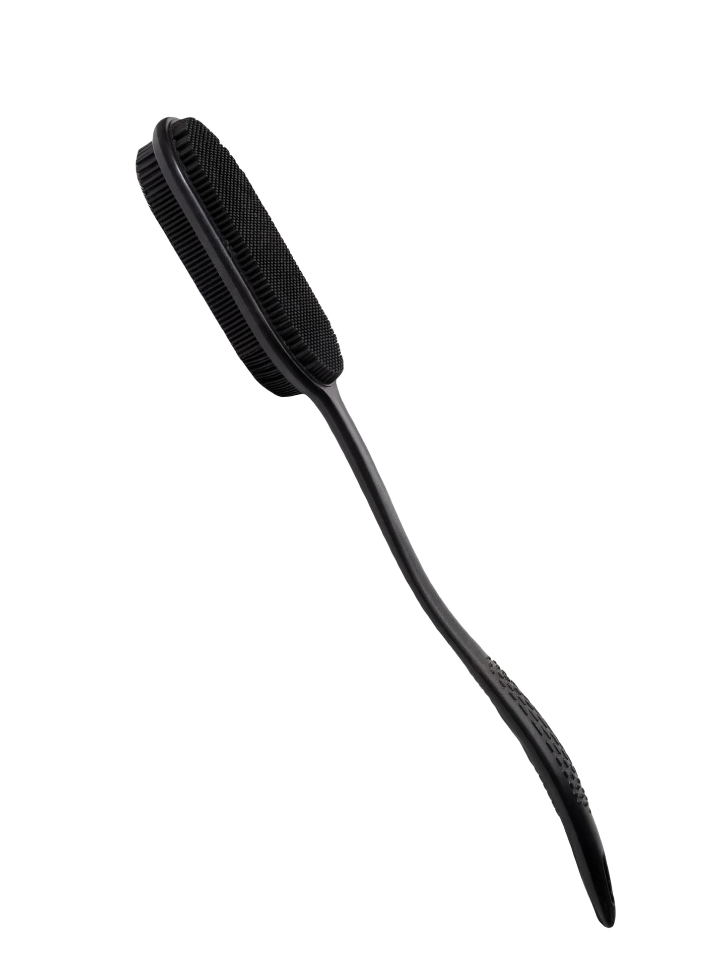 HOKLNUSE Silicone Body Scrubber Dual Sided Back Scrubber Shower Exfoliating Body Brush with Ergonomic Handle and Hook