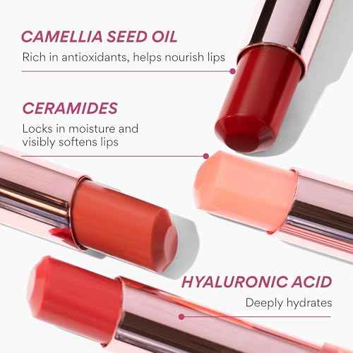 innisfree Dewy Tint Lip Balm with Hyaluronic Acid & Ceramides, Korean Hydrating Tinted Balm