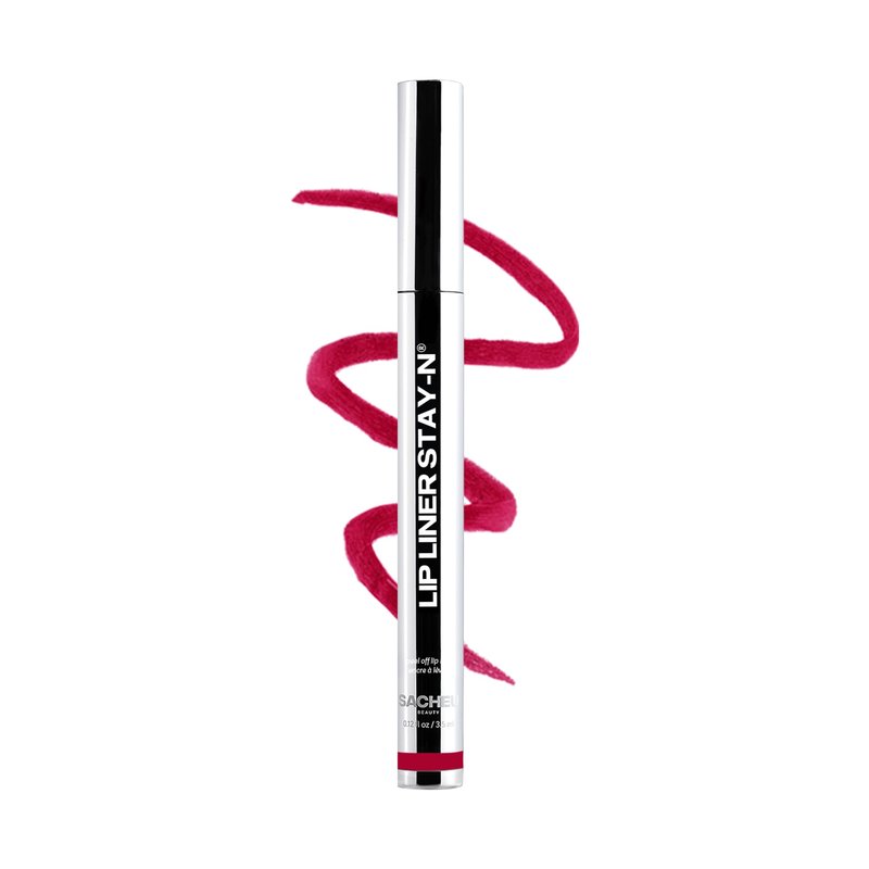 Sacheu Lip Liner STAY-N Peel Off Lip Stain — Long Lasting Waterproof Lip Tint with Hyaluronic Acid & Vitamin E — Transfer Proof Matte Finish, Vegan & Cruelty-Free (getREDy)