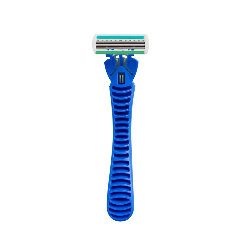 6-Blade Razor, Anti-slip razors for Women Refill Cartridges razors, Reusable Face Cleansing Care Tool, Shave Supplies for Women 18 pcs refills cartridges- blue