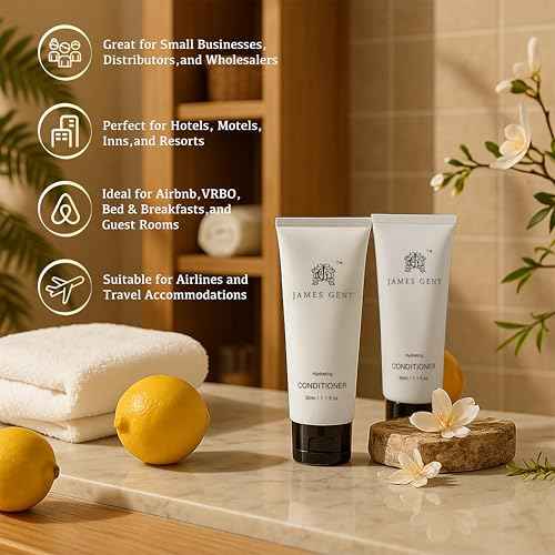Travel Size Conditioner Bulk 300 Pack Individually Wrapped Hair Nourishing Conditioner Hotel Size for Travel Aloe and Green Tea Extract Infused Hotel Toiletries and Supplies for Guests