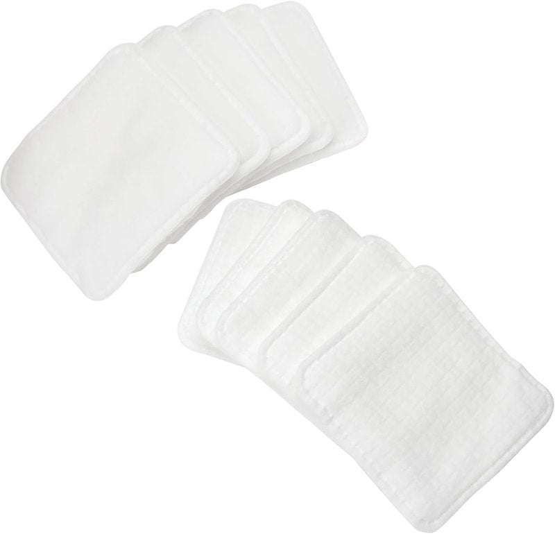 ForPro XL Facial Pads - Triple Layered Ultra Soft Disposable Makeup Remover | 100% Vegan, 60-Count