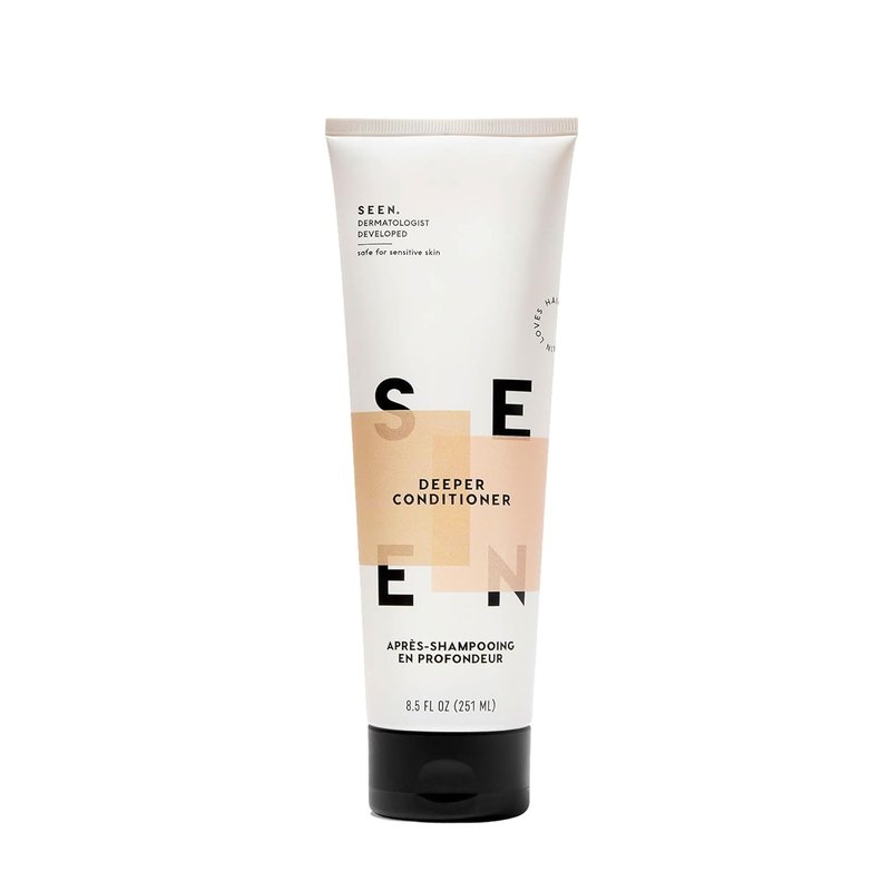 SEEN Deeper Conditioner - Non-Comedogenic Formula for Sensitive Skin | Dermatologist-Developed, 8 oz