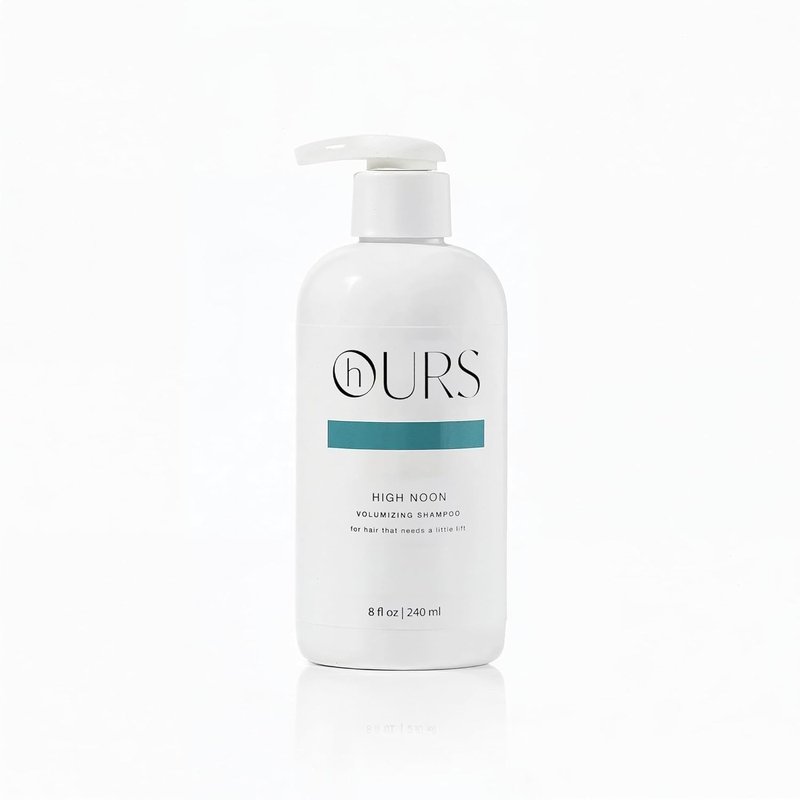 hOURS High Noon Volumizing Shampoo for Fine & Thin Hair - Weightless Sulfate-Free Cleanser with Pea Protein & Arginine - Boosts Fullness, Strength & Body - Color-Safe Formula for Lifted Hair 8oz