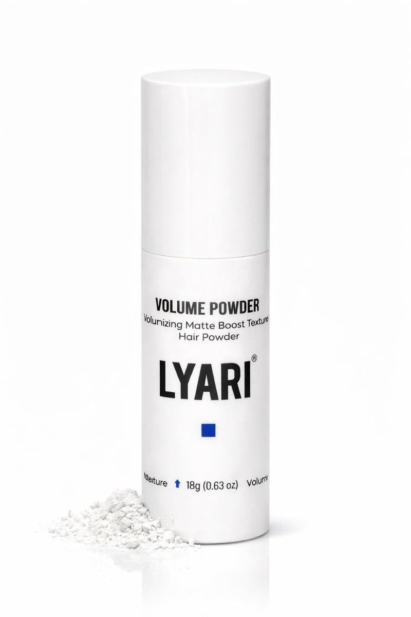 LYARI Hair Texture & Volumizing Powder – Hair Styling Powder- Matte Finish, Lightweight, Long-Lasting Hold – Ideal for Men & Women, All Hair Types – 18g