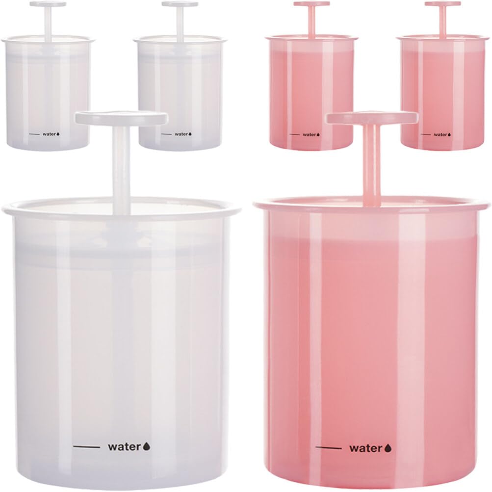 Uonlytech Facial Foam Maker Manual Foaming Cup for Face Wash Creates Rich Bubbles Deep Clean Pores Compact Travel Skincare Tool 6 Pack