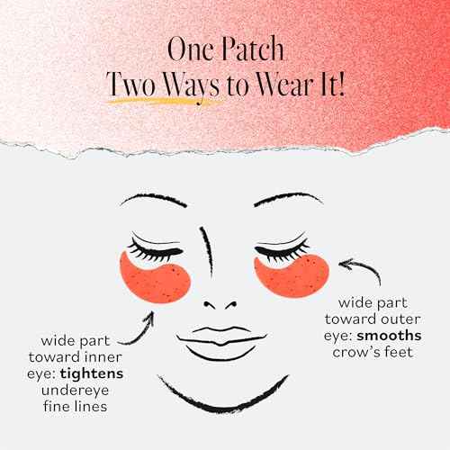 Derma E Retinol + Bakuchiol Under Eye Patches (30 Pairs) Non-Irritating, Line Smoothing Hydro Gel Eye Patches with Rose Water & Real Hibiscus Petals, Helps Reduce Fine Lines, Crow's Feet, 60ct