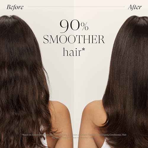 L'ANZA Keratin Healing Oil Conditioner for Dry Damaged Hair, Moisturizing, Detangles, Reduces Breakage, Adds Shine, Anti-Frizz, Color Safe Anti-Humidity Strengthening Care, Sulfate Free