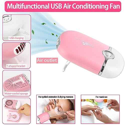 Lash Eyelash Extension Kit, Lash Kit for Eyelash Extension Beginners, with Mannequin Head, Individual Lash Glue, Eyelash Remover, Fan, Lash Extension Supplies Tools for Practice Training