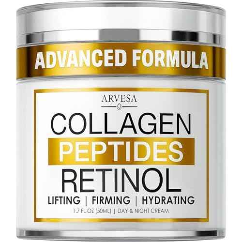 Retinol Cream for Face with Collagen, Peptides - Anti Aging Wrinkle Cream for Women and Men - Day-Night Facial Moisturizer with Hyaluronic Acid - Tightening and Skin Firming - Neck & D?collet?