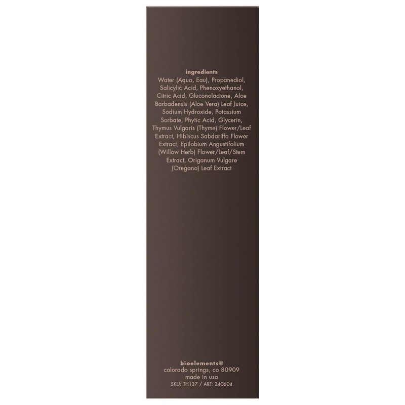 Bioelements Peel Breaker - 2% BHA + PHA Leave-On Liquid Exfoliant for Clearer Skin - 1 fl oz - Vegan, Gluten-Free