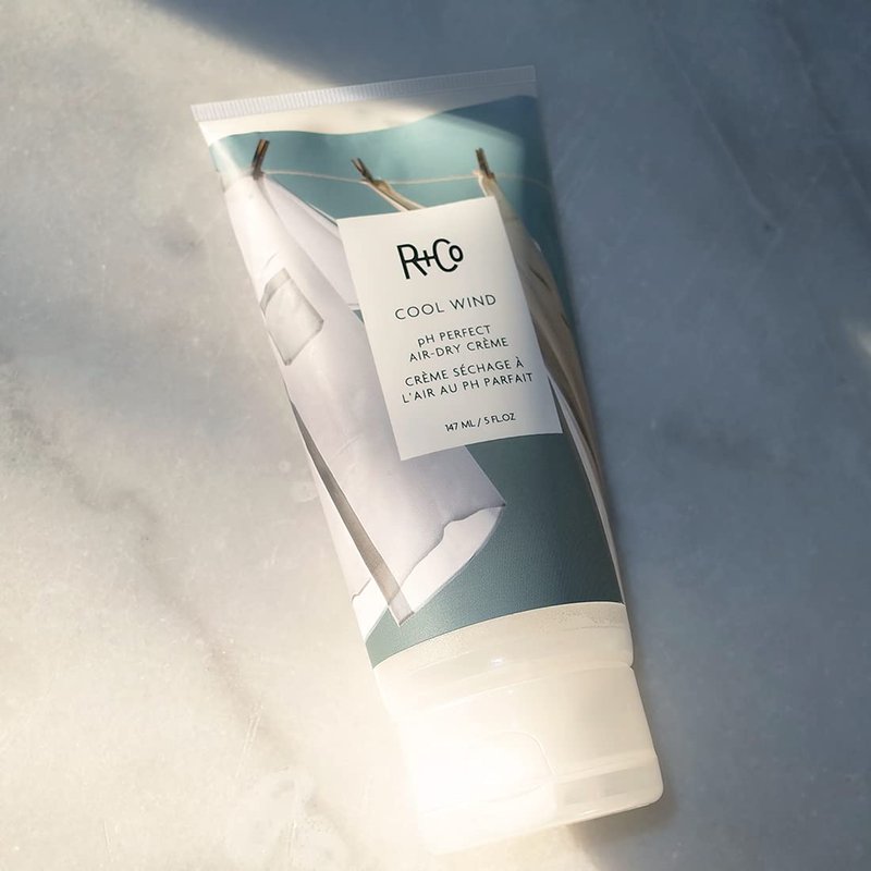 R+Co Cool Wind pH Perfect Air Dry Hair Cream (5 Oz) | Hydrates + Tames + Softens | Vegan + Cruelty-Free |