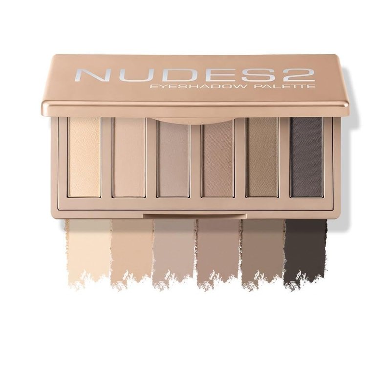 AOJUIGO 6 Colors Eyeshadow Makeup Palette, Mini Pallet with Neutral Nude to Smoky Taupe Browns, Highly Pigmented Velvet Texture, Long-Lasting Intense Color Payoff Waterproof Travel Essentials