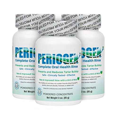 Periogen Oral Rinse (Hint of Mint) 3-PK - The Only Product in The World Clinically Proven to Reduce Dental Tartar Buidup