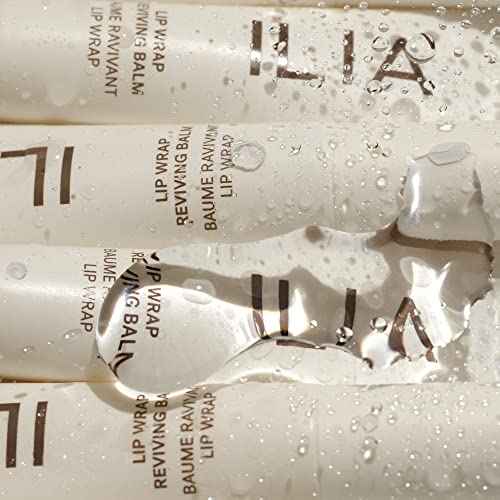 ILIA - Lip Wrap Reviving Balm | Hydtrate, Smooth, Plump | Barrier-Building with Hyaluronic Acid + Sea Succulent | Gluten + Silicone-Free | Non-Toxic, Vegan, Cruelty-Free (Lucid, 0.23 fl oz | 7 ml)