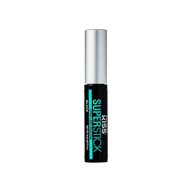 Kiss SuperStick Lash Adhesive - 5-Day Wear, Quick Drying, Witch Hazel & Cactus Extract | 4.8g Black