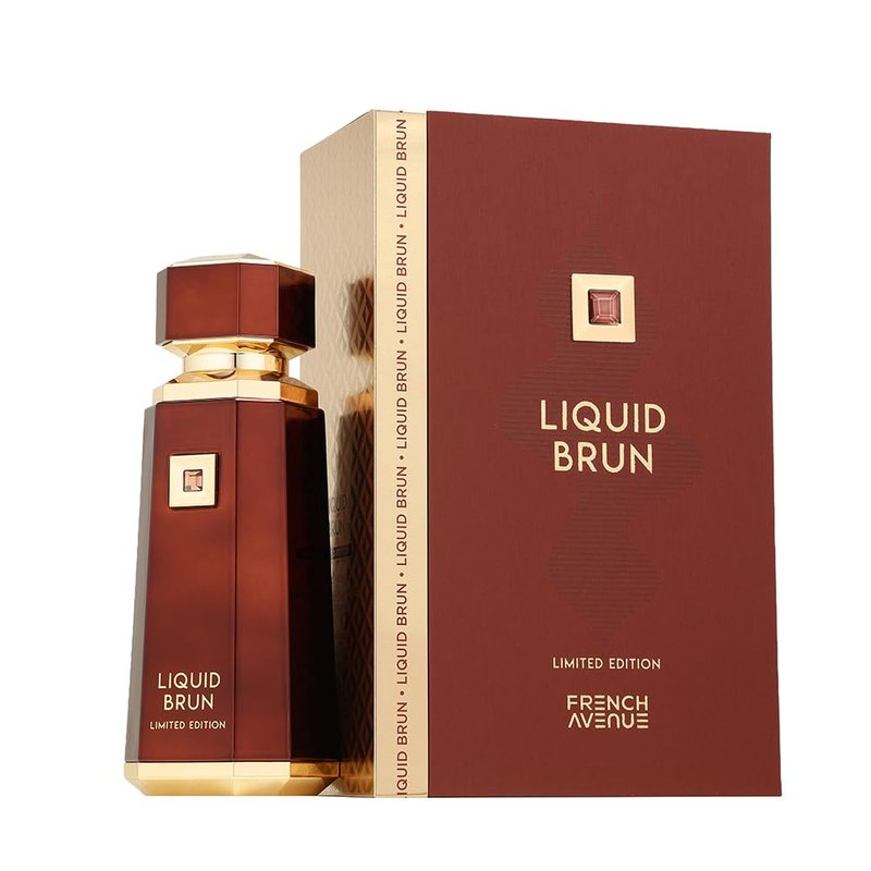 French Avenue Liquid Brun Limited Edition Extrait De Parfum, 150ml, Bergamot Cardamom Cinnamon Orange Blossom Vanilla Praline Musk