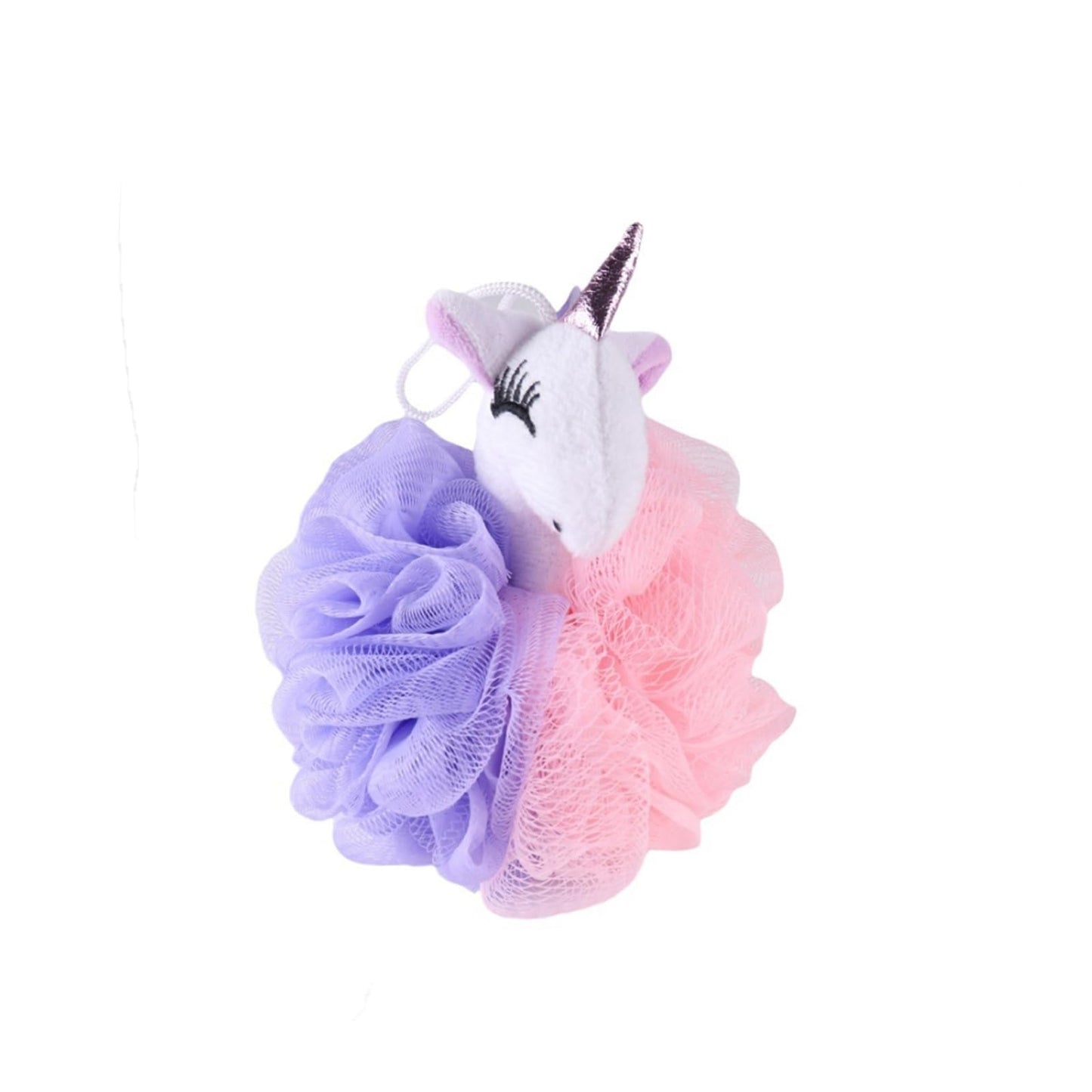 Cute Animal Bath Loofahs Sponge Pouf Mesh Body Scrubber Shower Exfoliating for Women Kids Girls Boys