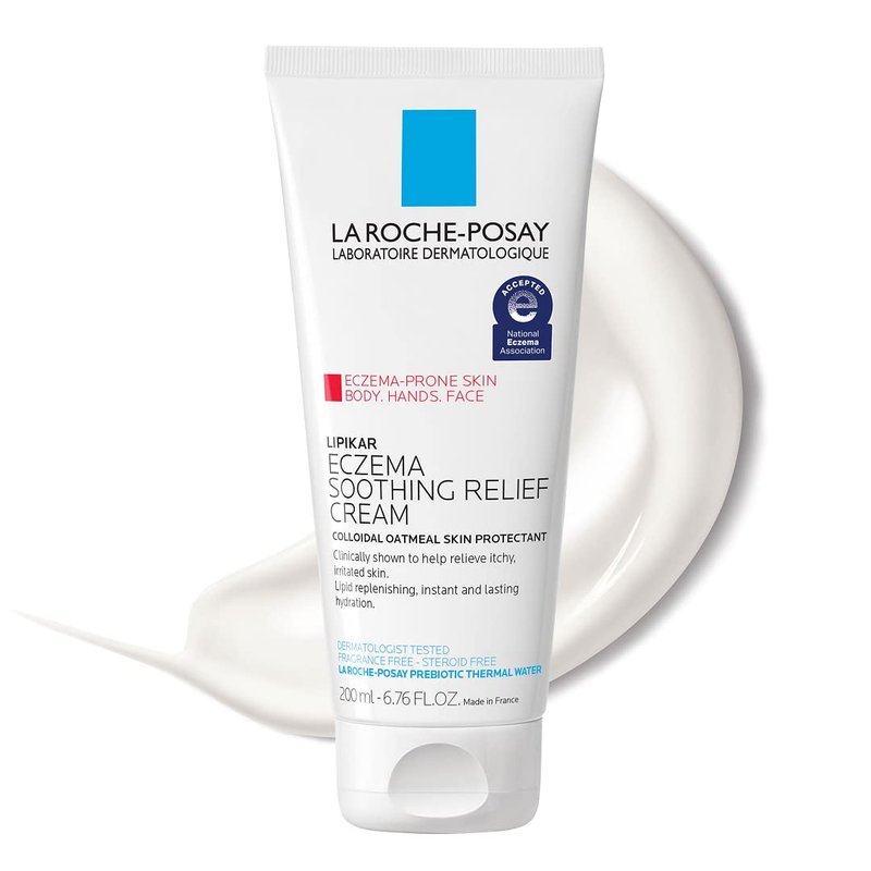 La Roche-Posay Eczema Cream - Soothing Relief for Sensitive Skin | Moisturizer with Colloidal Oatmeal
