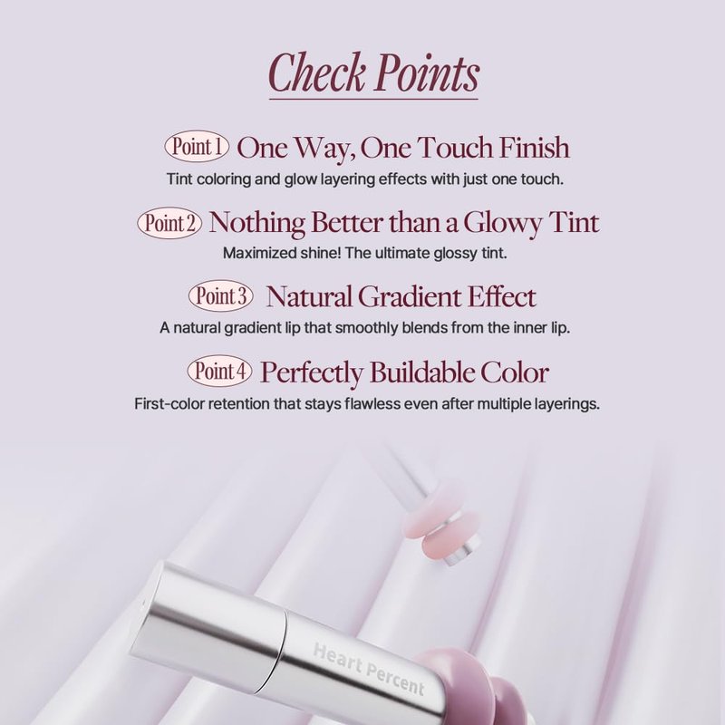 Glowy Tint Lip Stain - Long-Lasting High Shine Gloss in Teddy Mocha | Glass-Like Finish