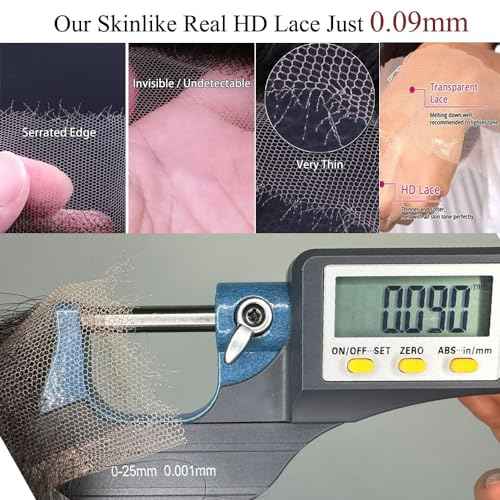 SKINLIKE Real HD Swiss Lace Closure Human Hair 5x5 Lace Closure with Clean Hairline Much More Density Full Cuticle Aligned Brazilian Human Hair Body Wave Style (18inch, HD BW 5x5 lace clsoure)