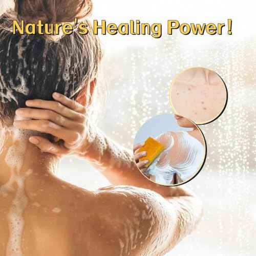 Kojic Acid & Turmeric Soap Bar for Dark Spot removal - Skin Lightening Soap with Vitamin C, Retinol, Shea Butter & Lemon Oil - for Face, Body, Underarms - SLS Free, for Oily & Dry Skin