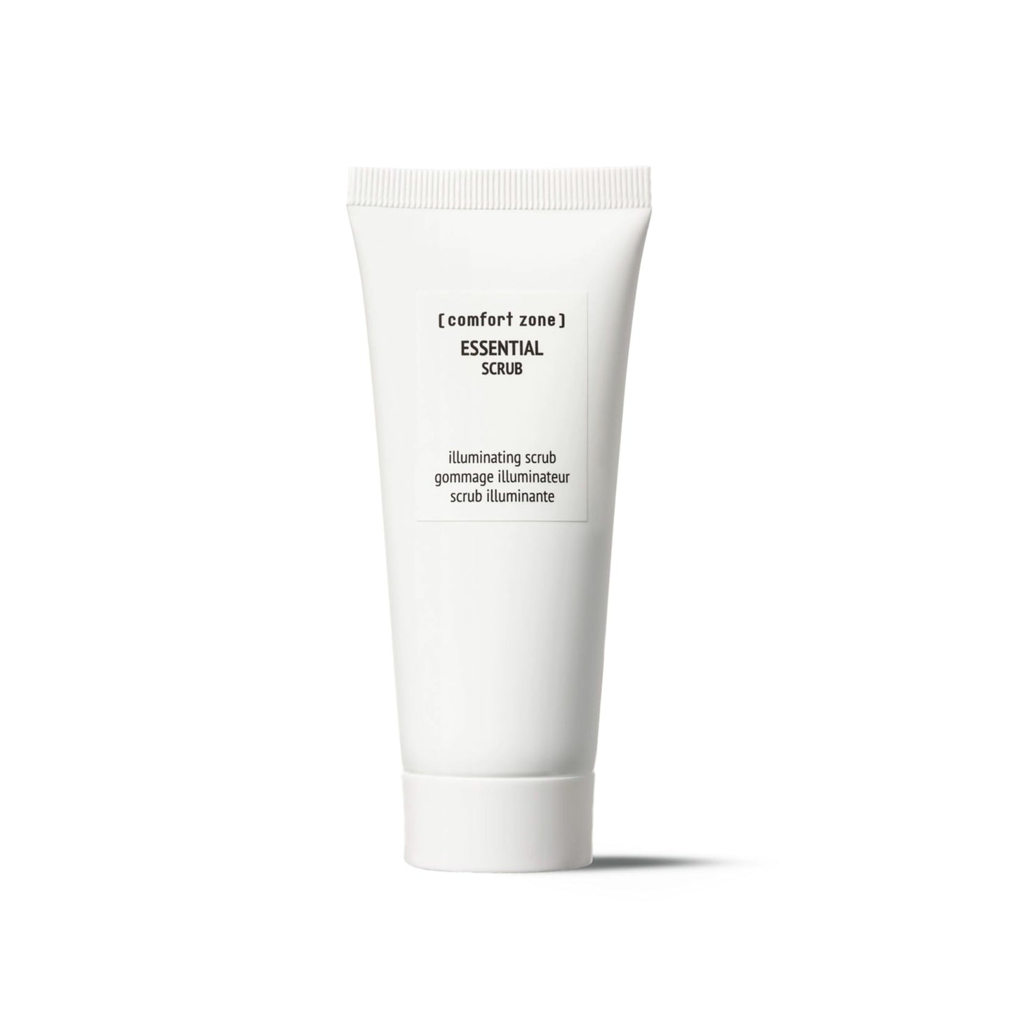 [ comfort zone ] Essential Scrub, Illuminating Refining Exfoliator, Removes Impurities, Minimizes Pores, Smooths Skin, Clean Beauty, Vegan, Made in Italy, Silica Particles, Jojoba Spheres, 2.02 Fl Oz