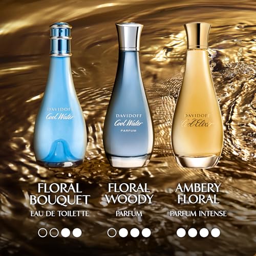 Davidoff Cool Elixir Parfum Intense ? Ambery Women's Perfume ? With Notes of Oakmoss Absolute, Jasmine & Vanilla ? Long Lasting Fragrance