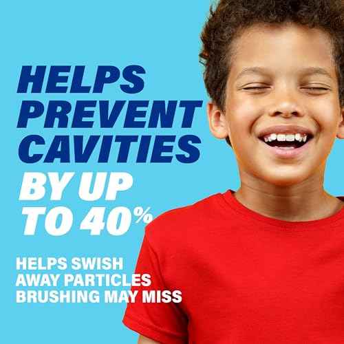 ACT Kids Anticavity Fluoride Mouthwash, Sugar & Alcohol Free Mouth Rinse Strengthens Teeth, Bubble Gum Blowout, 16.9 fl. oz., 2pk