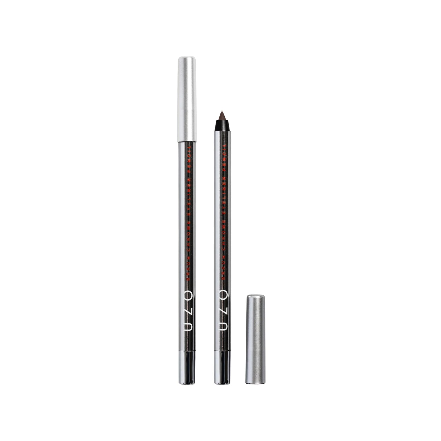 UZO Waterproof Eyeliner Pencil – Brown Smudge-Proof Long-Lasting Matte Eye Liner, High-Pigment Creamy Formula, Smooth Glide Precision, Vegan & Cruelty-Free (Braun Chrome)