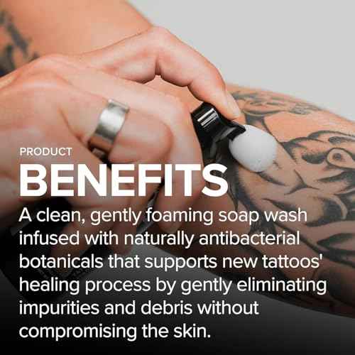 Tattoo Aftercare Kit ? Tattoo Balm & Tattoo Foam Soap Cleanser ? Tattoo Care for New Tattoos, Tattoo Moisturizer for Old Ink, Vegan, Fragrance-Free, Clean Ingredients