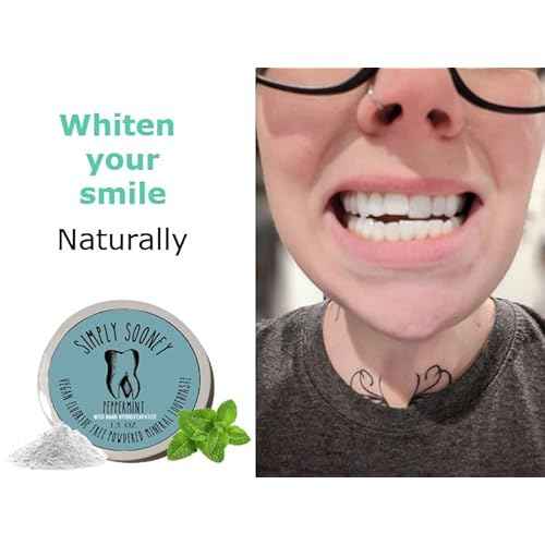 Simply Sooney Remineralizing Vegan Mineral Tooth Powder I Peppermint Nano-hydroxyapatite Formula I Natural Whitening I Stronger Teeth 1.5oz (1.5 oz jar)