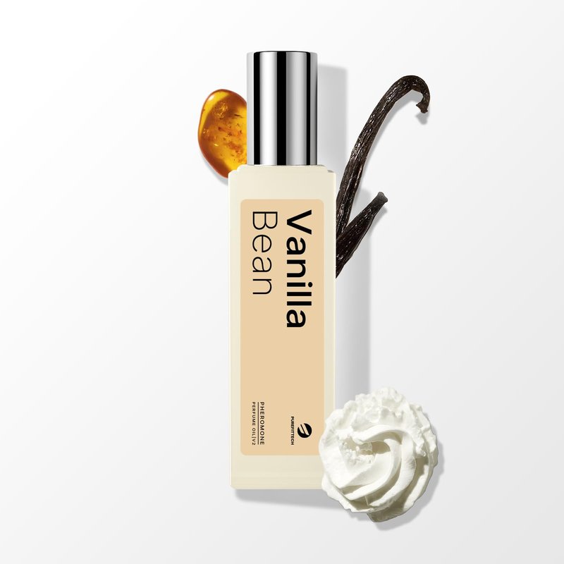purefittech Pheromones Perfume for Women, Vanilla Bean Fragrance Roll-on Long Lasting Pheromone Perfume Oil, 0.34 fl oz (10ml) Travel Size Extrait de Parfum Made in USA