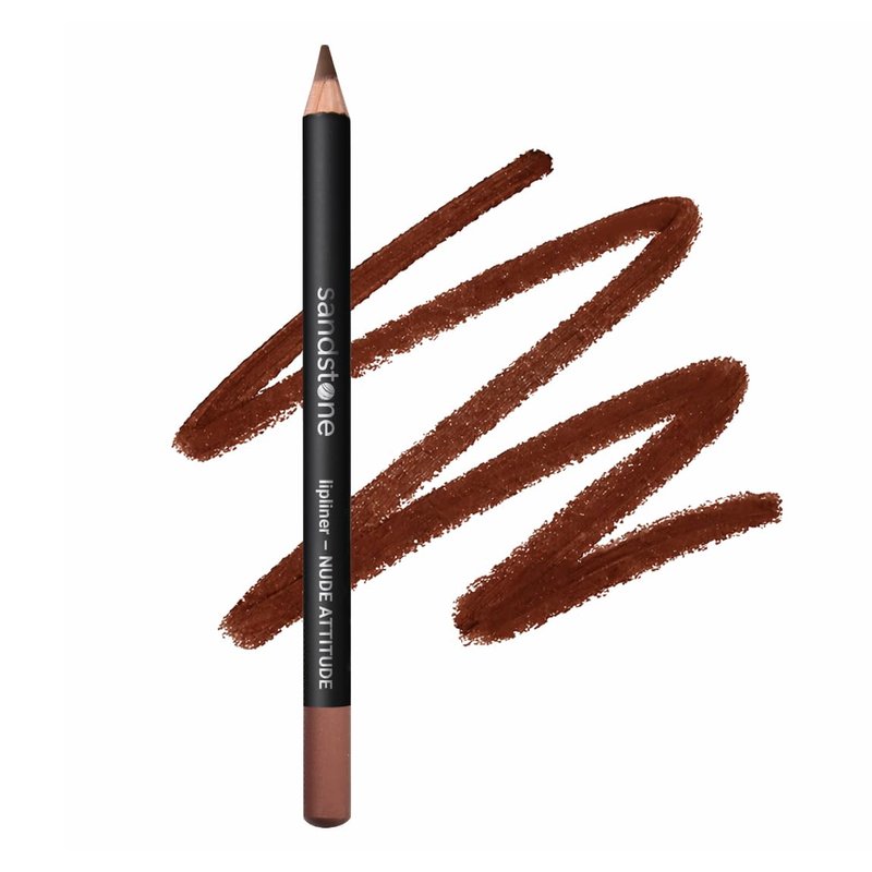Sandstone Scandinavia Hypoallergenic Lip Liner Pencil – Smooth & Long-Lasting – Fragrance-Free, Vegan – for Sensitive Lips – Rosy Nude