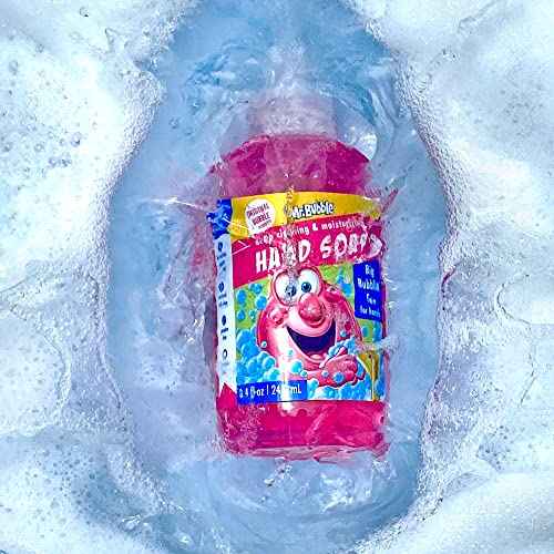 Mr. Bubble Kids Moisturizing Hand Soap, Gentle Sensitive Skin Formula Enriched with Nourishing Aloe Vera - Original Bubble Scent (Pack of 3 Bottles, 8.4 Fl Oz Each)
