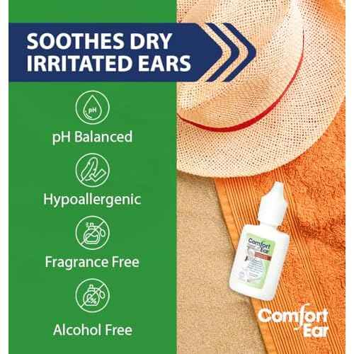 Westone Comfort Ear Natural Ear Drops for Itchy Ears, Ear Ache Drops Adults & Kids | Earwax Aid for Dry Ears | Personal Comfort for Hearing Aid, Swimmers, and Ear Itch Relief for Humans | Pack of 1