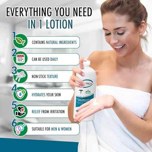 GLY MIRACLE Moisturizing Body Cream Lotion, 16 ounce - Non-Greasy Skin Humectant for Extremely Dry Skin, Hands, Body, and Feet, Light Fresh Scent with Pure Glycerin for Nourishing Hydration.