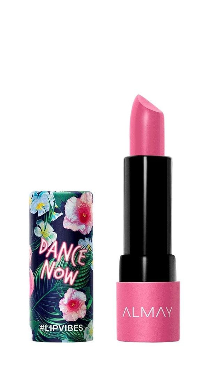 Almay Lip Vibes Lipstick - Matte Cream Finish with Vitamin E & Shea Butter | Dance Now, 0.14 Oz