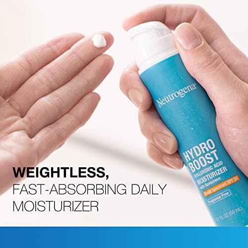 Neutrogena Hydro Boost Hyaluronic Acid Hydrating Face Moisturizer With SPF 50, Fragrance Free Facial Moisturizer, 1.7 fl. oz, & Trial Size Hydro Boost Facial Cleanser, 0.5 fl. oz