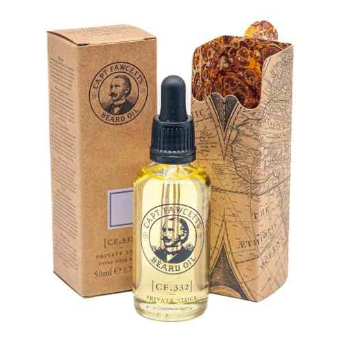 CAPTAIN FAWCETT Private Stock Beard Oil, (50ml/1.7oz)