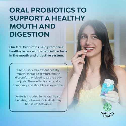 Oral Probiotics for Teeth and Gums - Minty Fresh BLIS K12 Oral Probiotics for Mouth Bad Breath Dry Mouth and Dental Health Support with 3 Billion CFU - Chewable Xylitol Lozenges Mint Flavor (3 Pack)