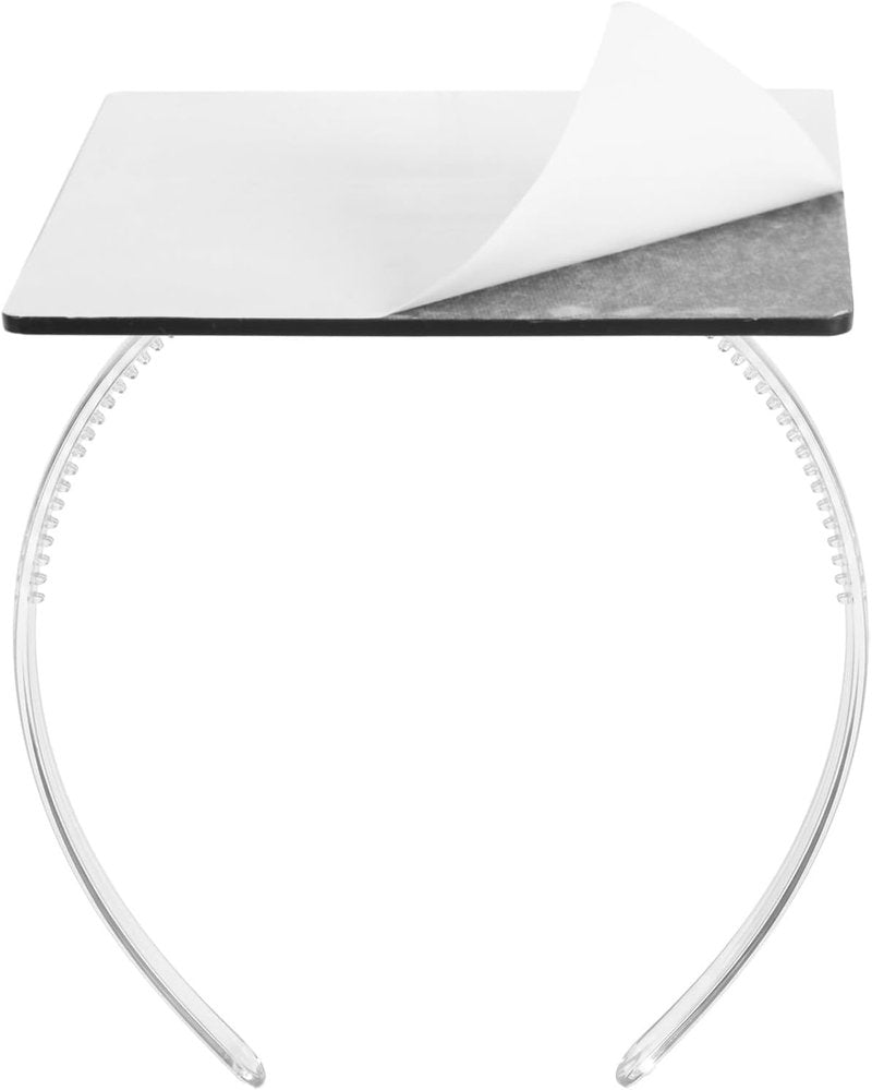 Clear Graduation Cap Headband Insert - Perfect Hairband for Curly Hair | Stylish Grad Hat Accessory