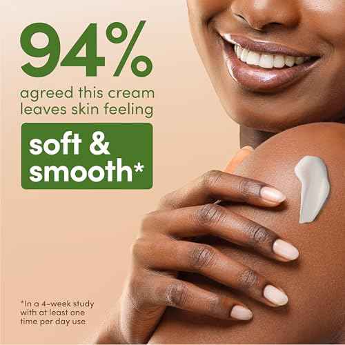 Aveeno Daily Moisturizing Cream with Prebiotic Oat & Shea Butter for Body, Face & Hands Moisturizer Cream, Hydrates Normal to Dry, Sensitive Skin, Fragrance Free, Non-Comedogenic, 20 oz