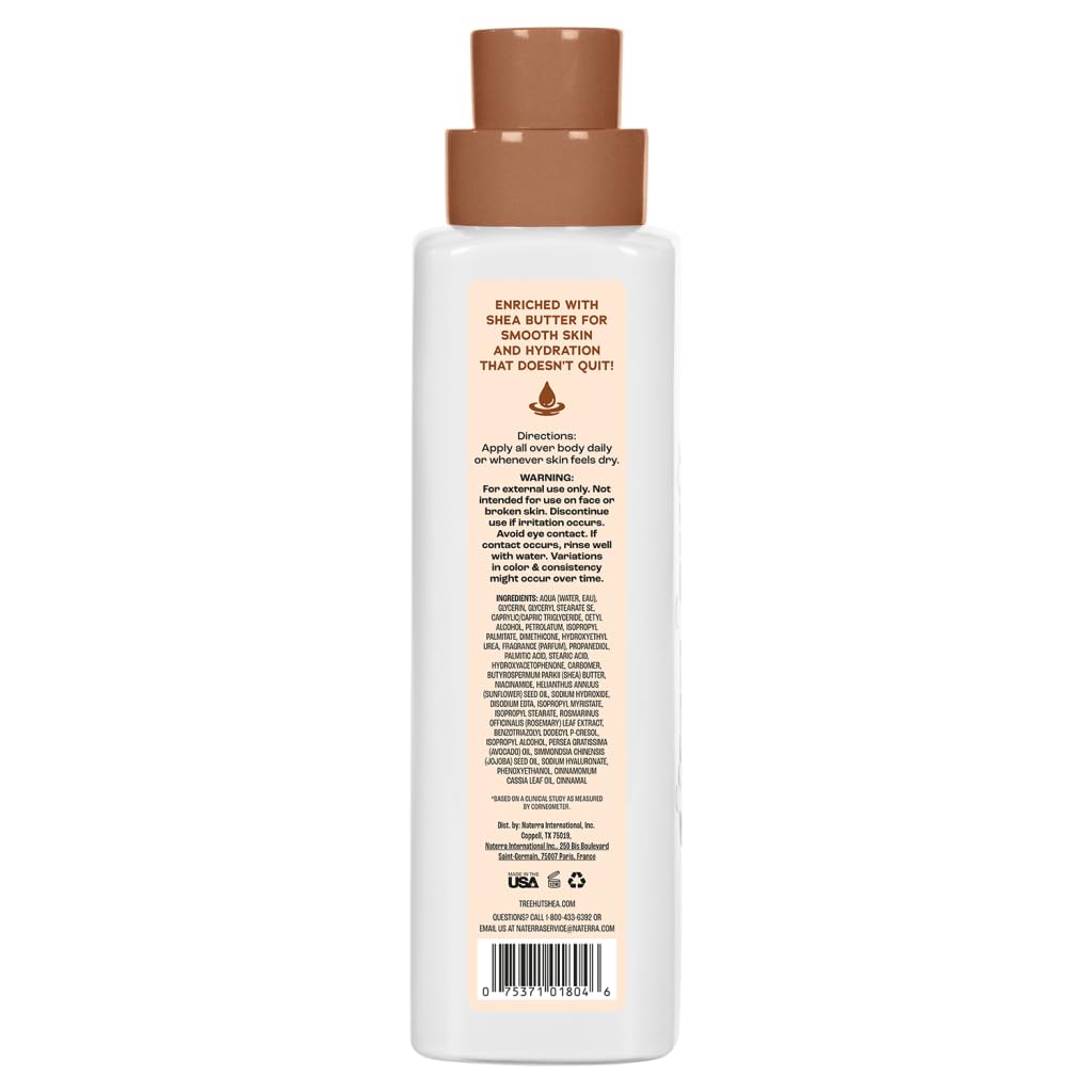 Tree Hut Hydraglow Body Lotion - Nourishing Vanilla Moisturizer for Soft Skin | 18 Fl Oz