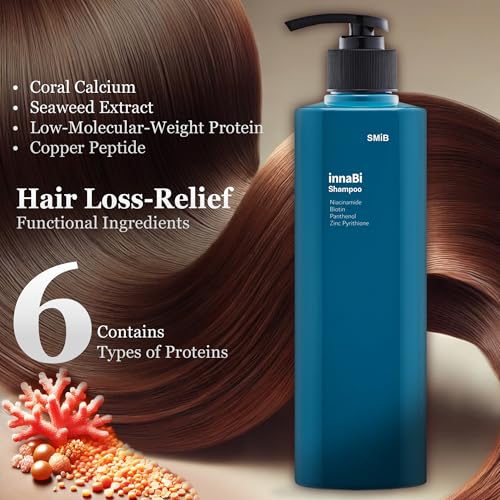 SMIB InnaBi Shampoo ? Enriched with Coral Calcium to Help Support Hair, Promote Scalp Health, and Provide Deep Cleansing and Nourishment (16.9 fl oz)