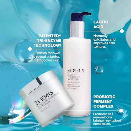 ELEMIS (The) Dynamic Duo Kit ($124 Value) - Enzyme-Powered Skin Refining Formulas - Daily Gel Cleanser and Exfoliating Facial Pads Kit